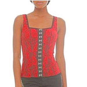 ROYAL BONES CORSET TOP STEAMPUNK NWT XXL